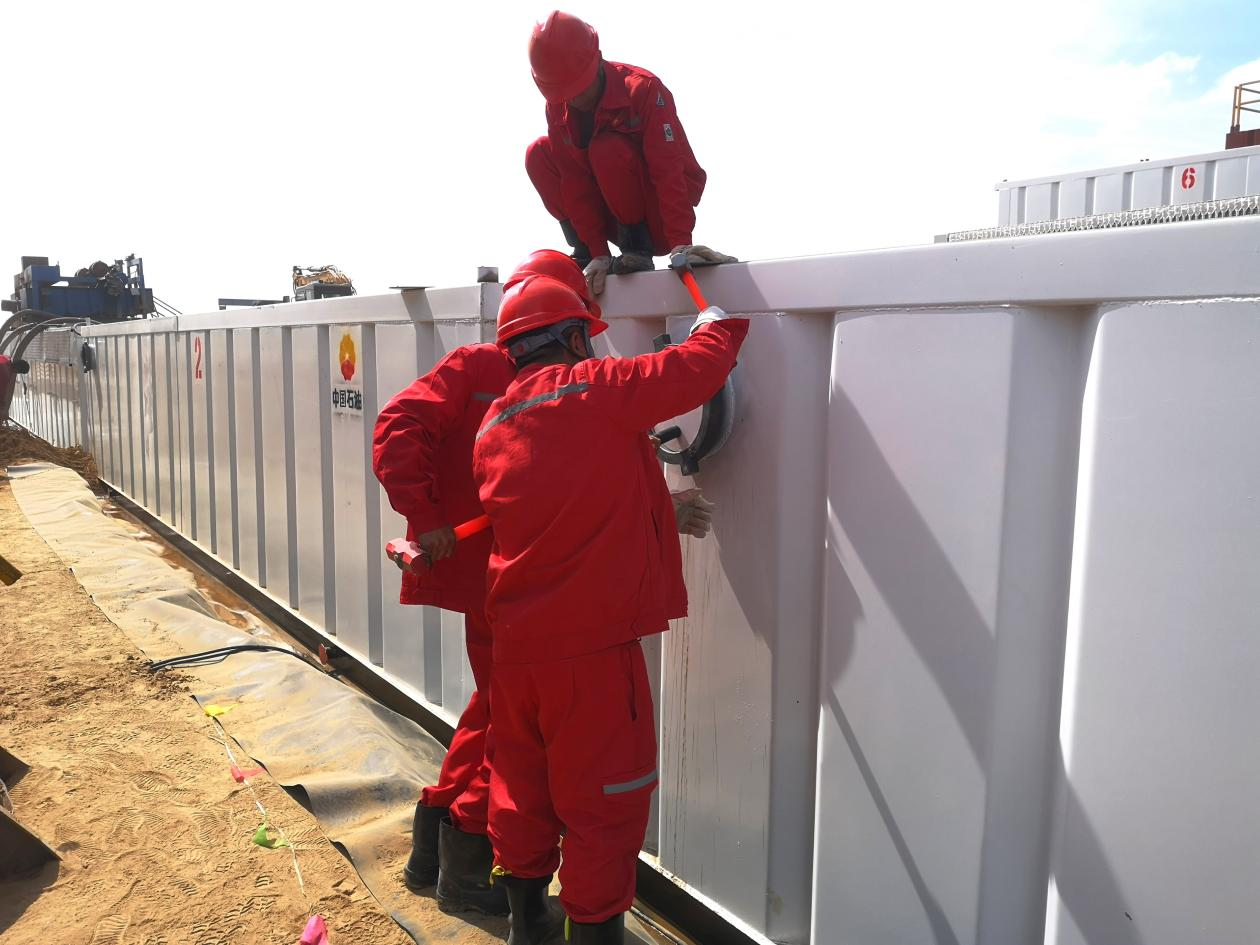 西安科迅「長慶油田鉆井泥漿不落地」工程服務(wù)項目順利進(jìn)行中