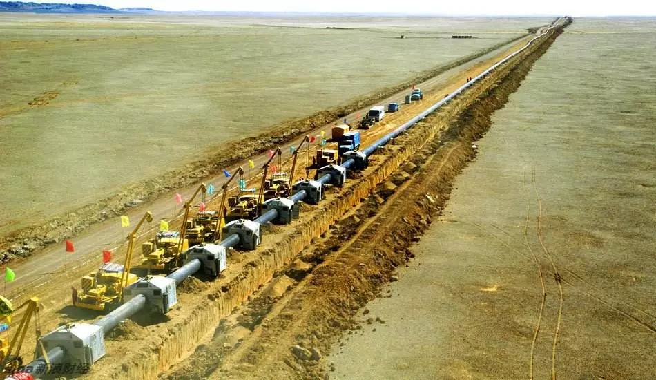 中國(guó)可能建造第3條西氣東輸管道