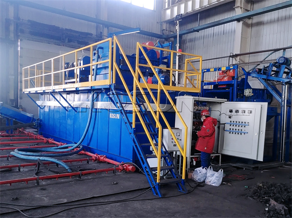 科迅(KOSUN)定制生產(chǎn)的沉淀池煤泥處理系統(tǒng)應(yīng)于國內(nèi)煤礦處理現(xiàn)場