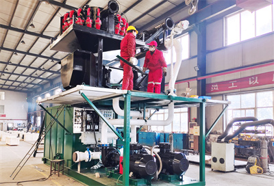 西安科迅(KOSUN)設(shè)計(jì)生產(chǎn)的黑犀牛系列一體化撬裝鉆井泥漿清潔器系統(tǒng)發(fā)往中