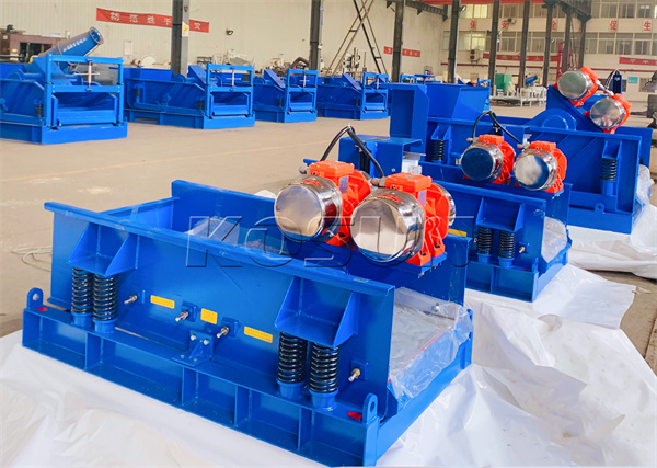 西安科迅(KOSUN)振動篩設(shè)備用于礦山鉆探工程項目使用